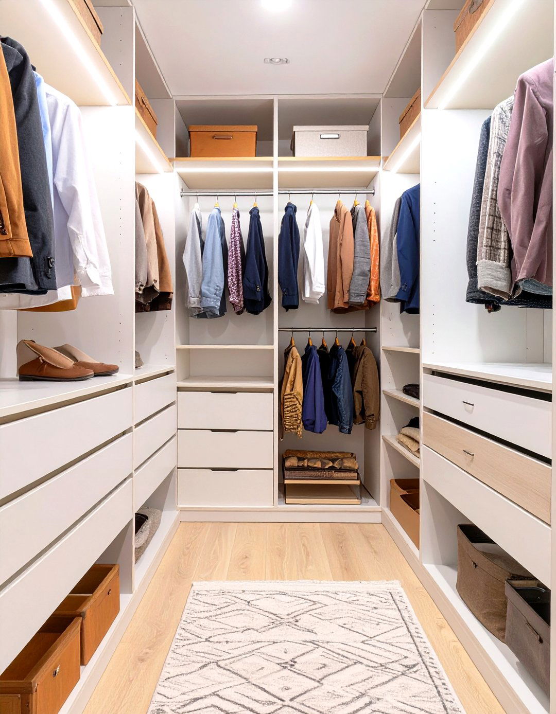 A Reach In Closet Maximized for Space - 30 ikea closet ideas