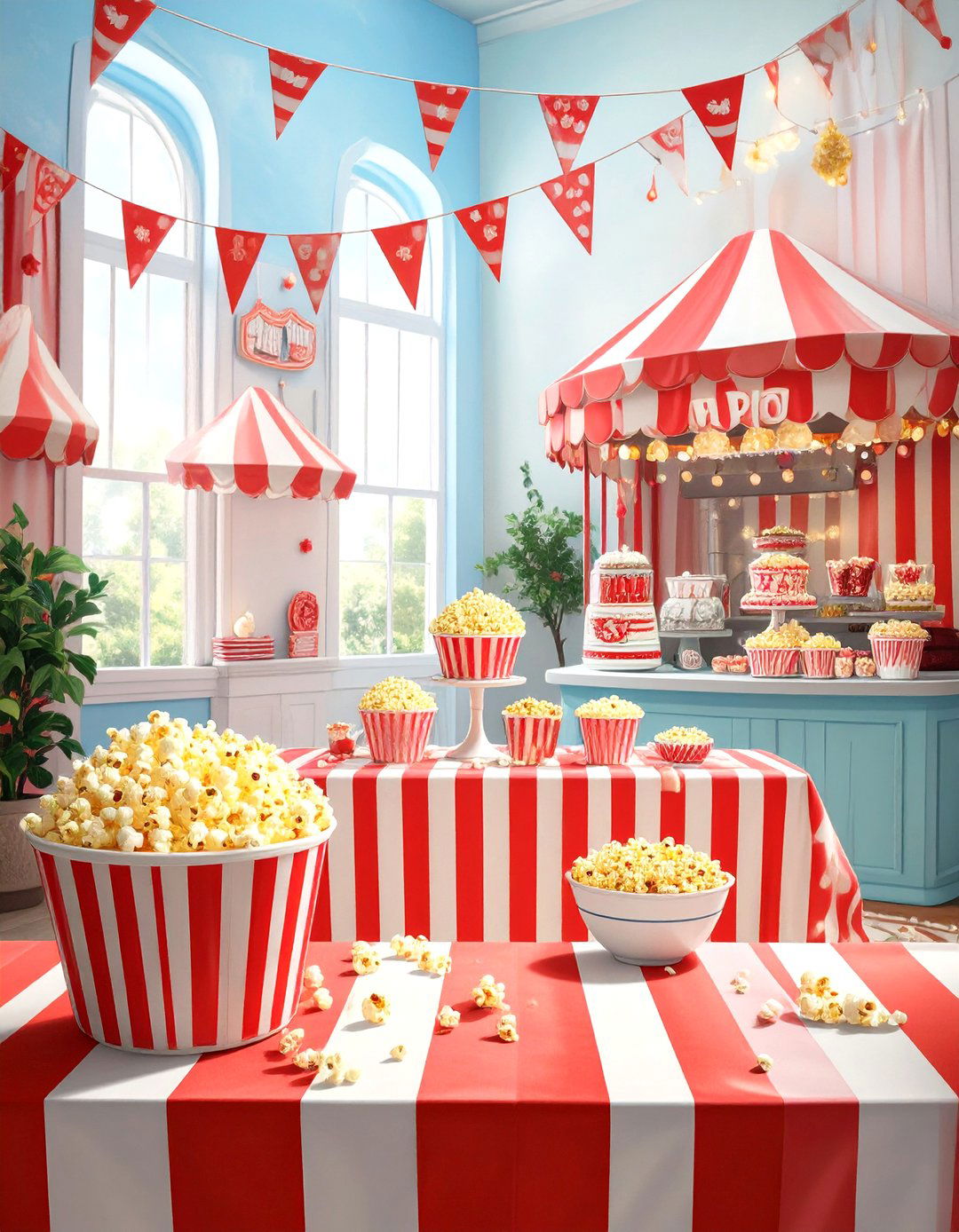 A Ready to Pop Popcorn Baby Shower - 30 neutral baby shower ideas