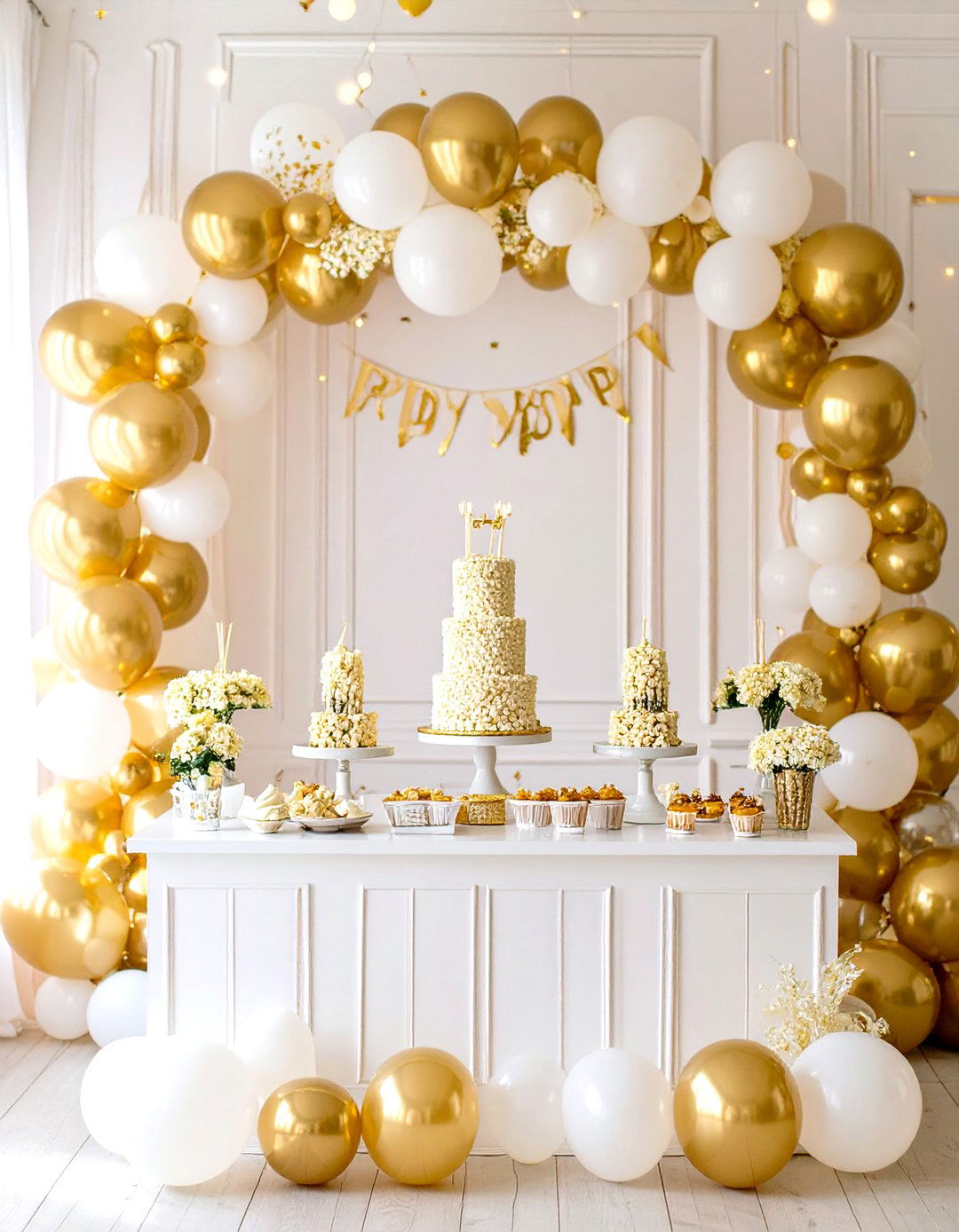 A Ready to Pop Popcorn and Bubbly Shower - 30 baby shower theme ideas