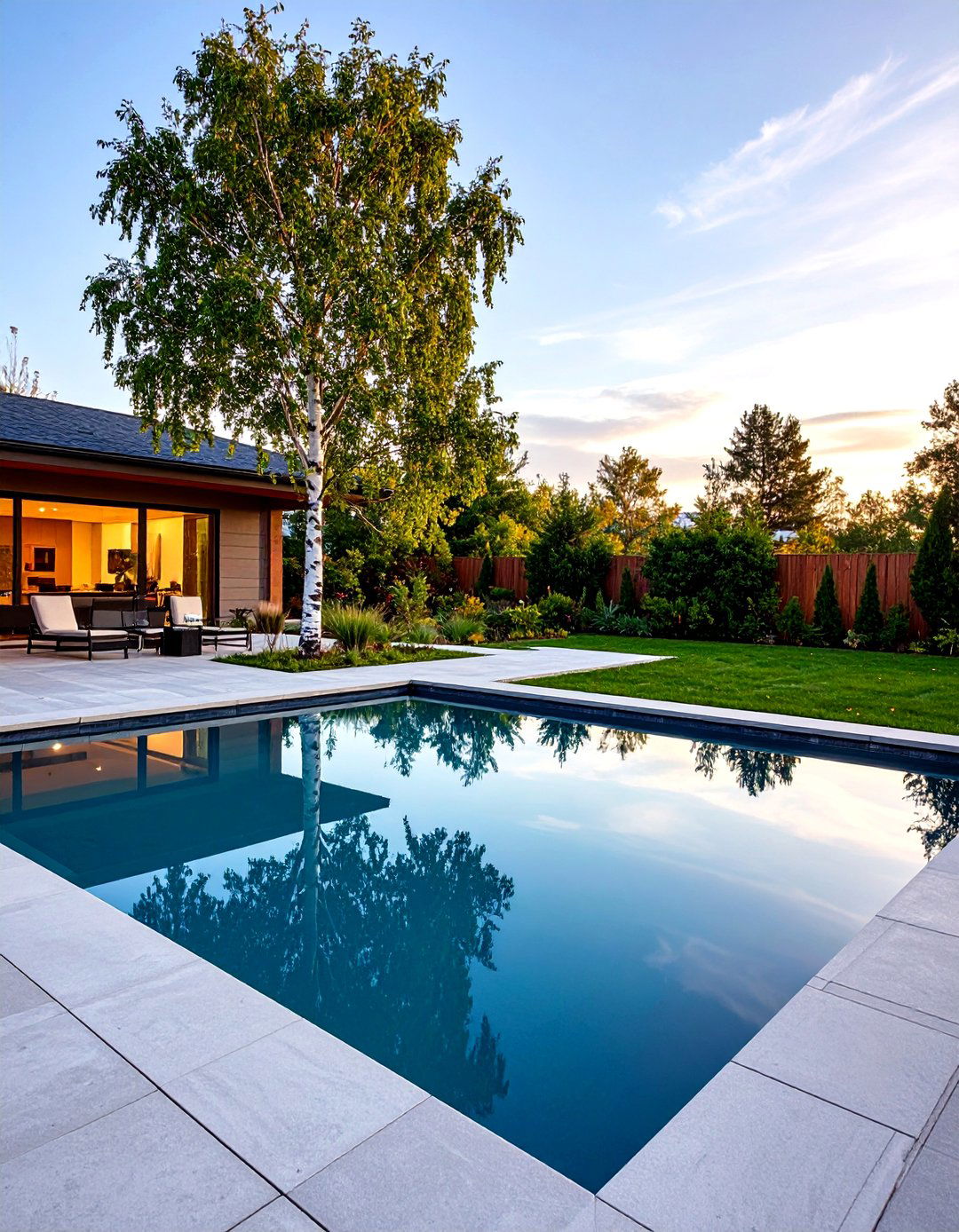 A Reflecting Pool for Calm - 30 residential landscape design ideas