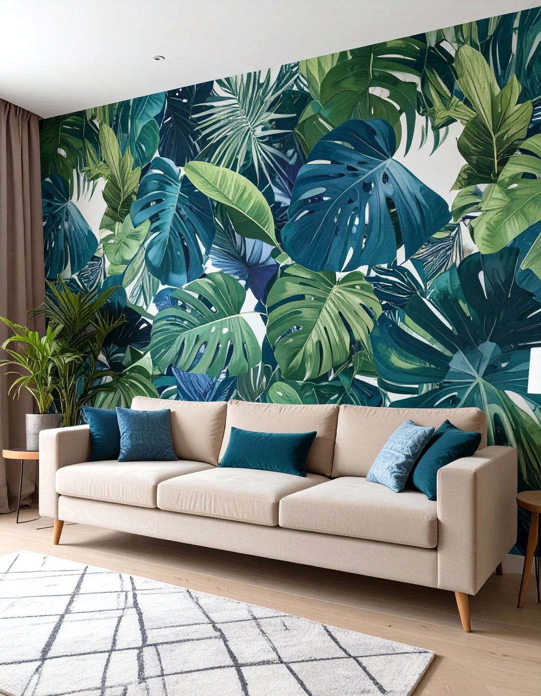A Removable Wallpaper Statement - 30 ideas for wall decor