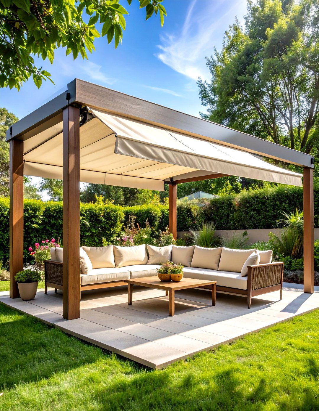 A Retractable Awning Alternative - 30 inexpensive patio shade ideas