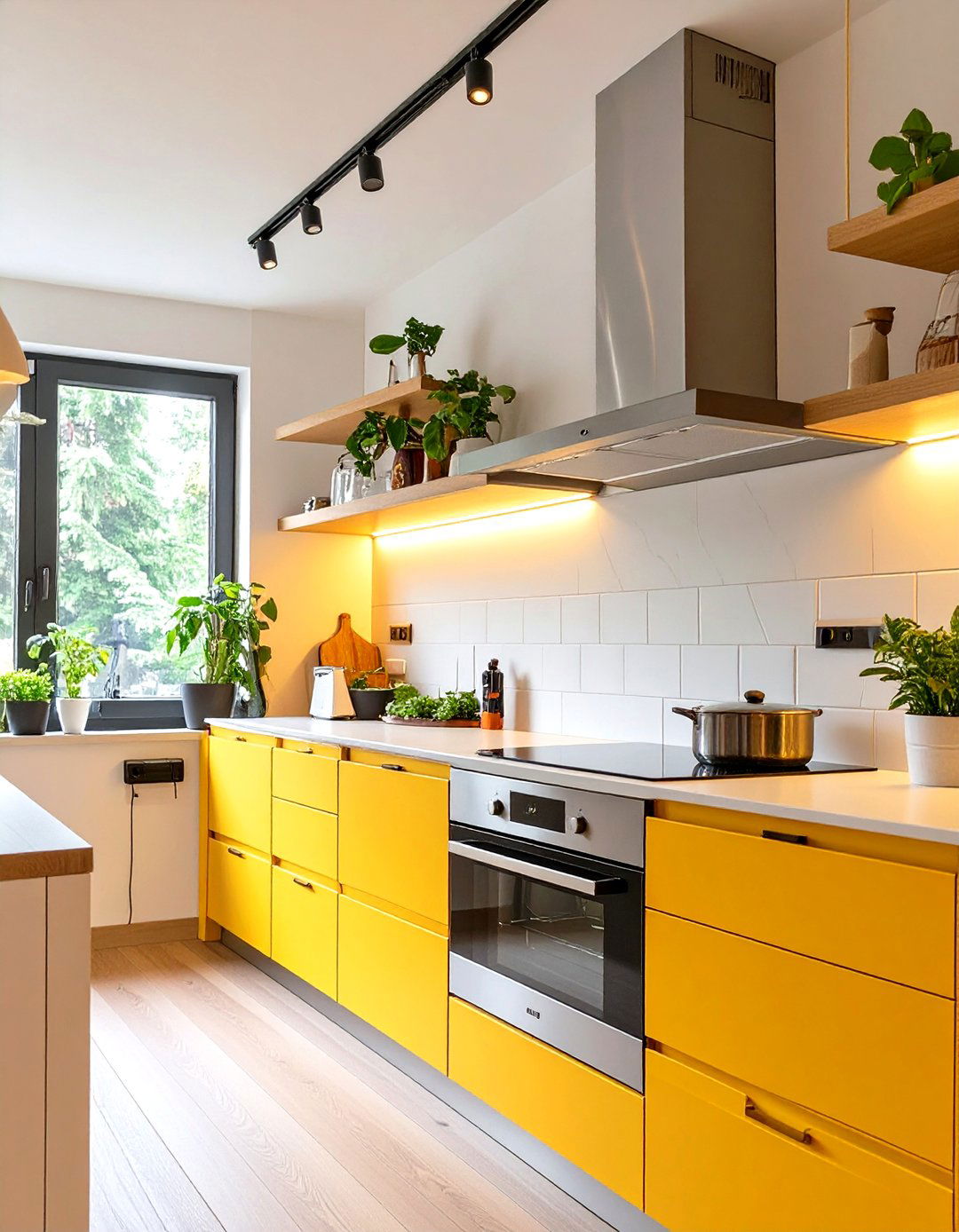 A Retractable Ventilation Hood - 30 tiny home kitchen ideas