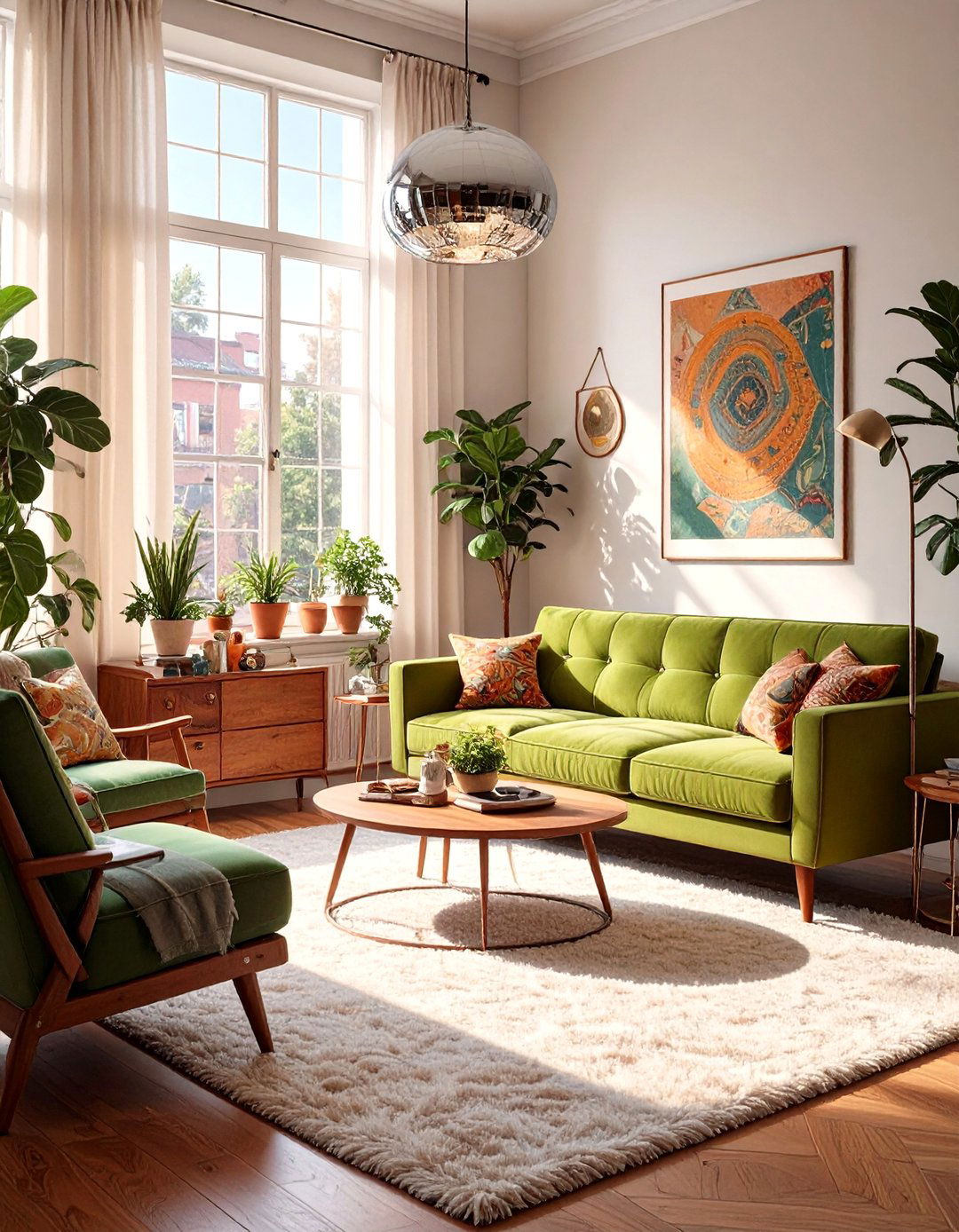A Retro s Living Room - 30 budget apartment living room ideas