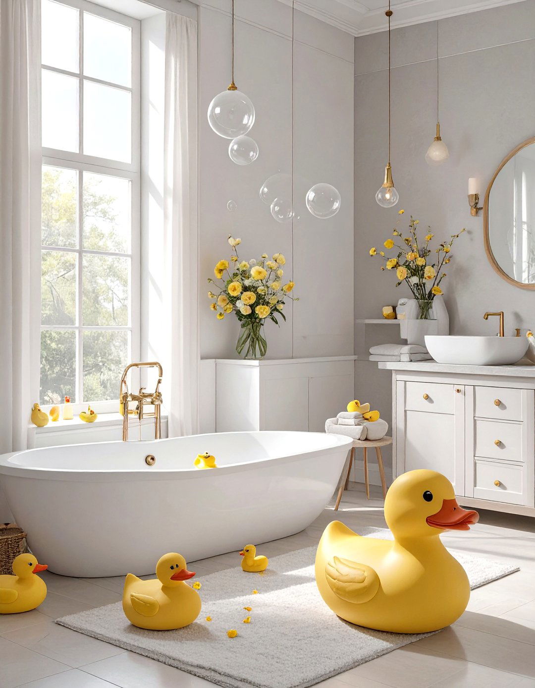 A Rubber Ducky Baby Shower - 30 neutral baby shower ideas