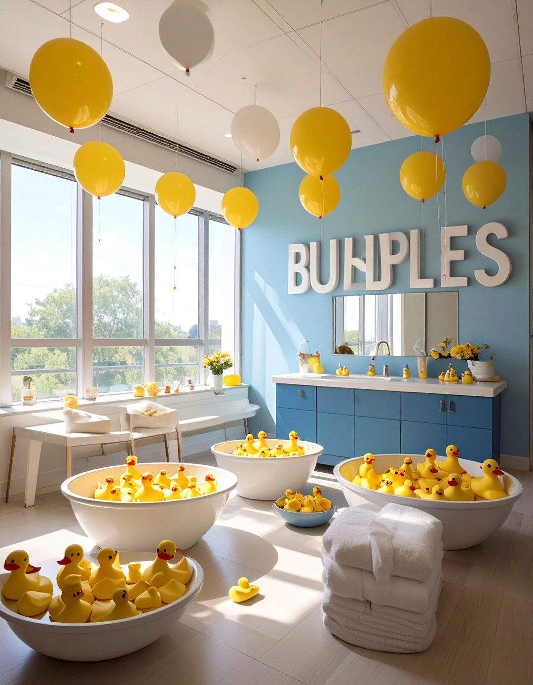 A Rubber Ducky Bath Time Celebration - 30 office baby shower ideas