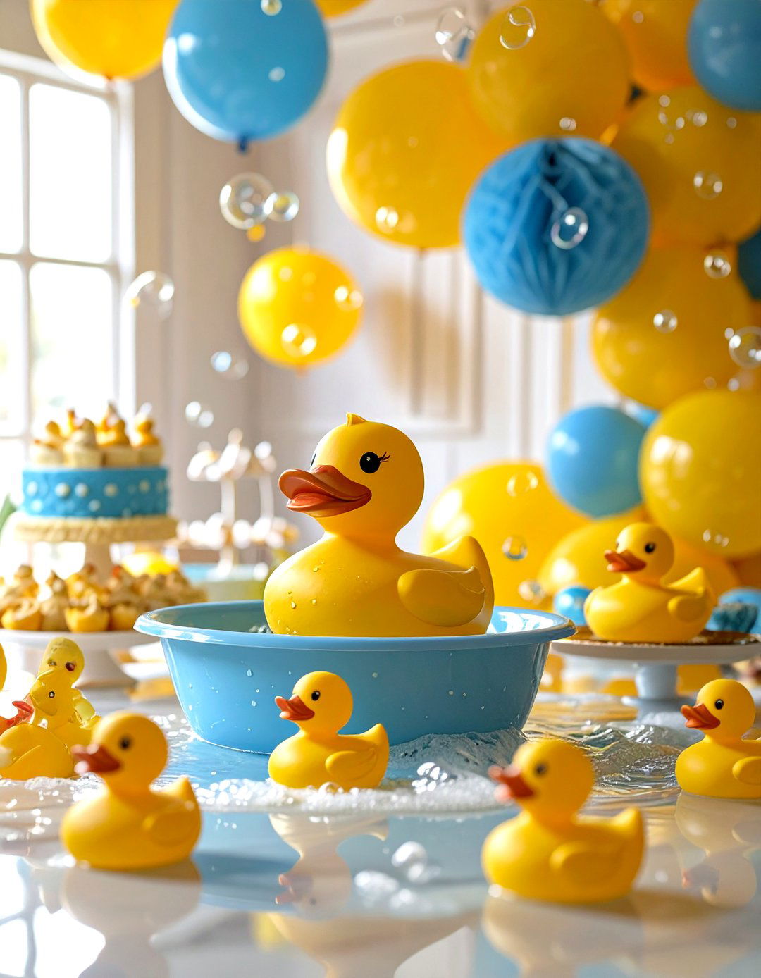 A Rubber Ducky Bath Time Fun Shower - 30 baby shower theme ideas