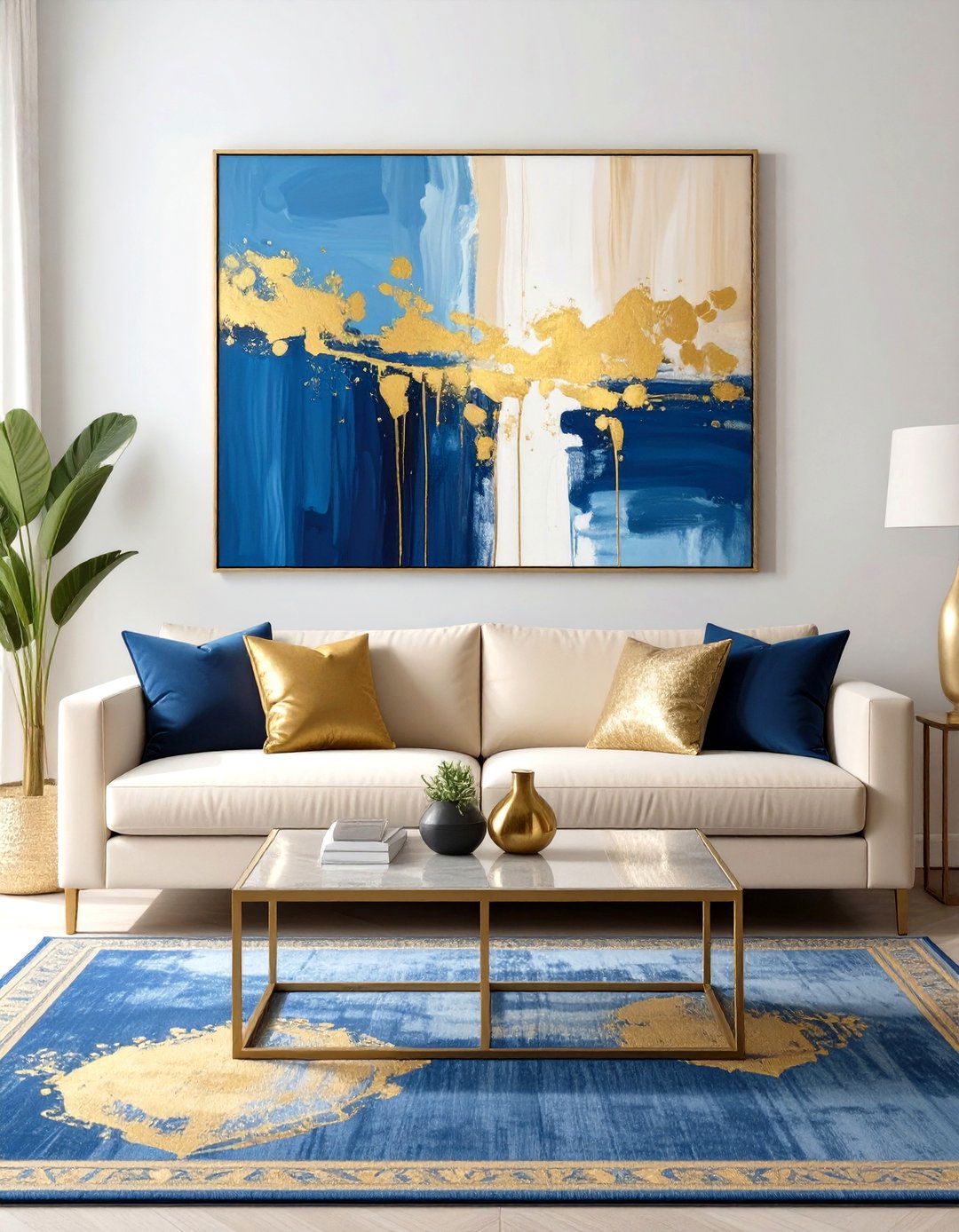 A Rug to Complement Your Artwork - 30 how to use rugs in interior design ideas