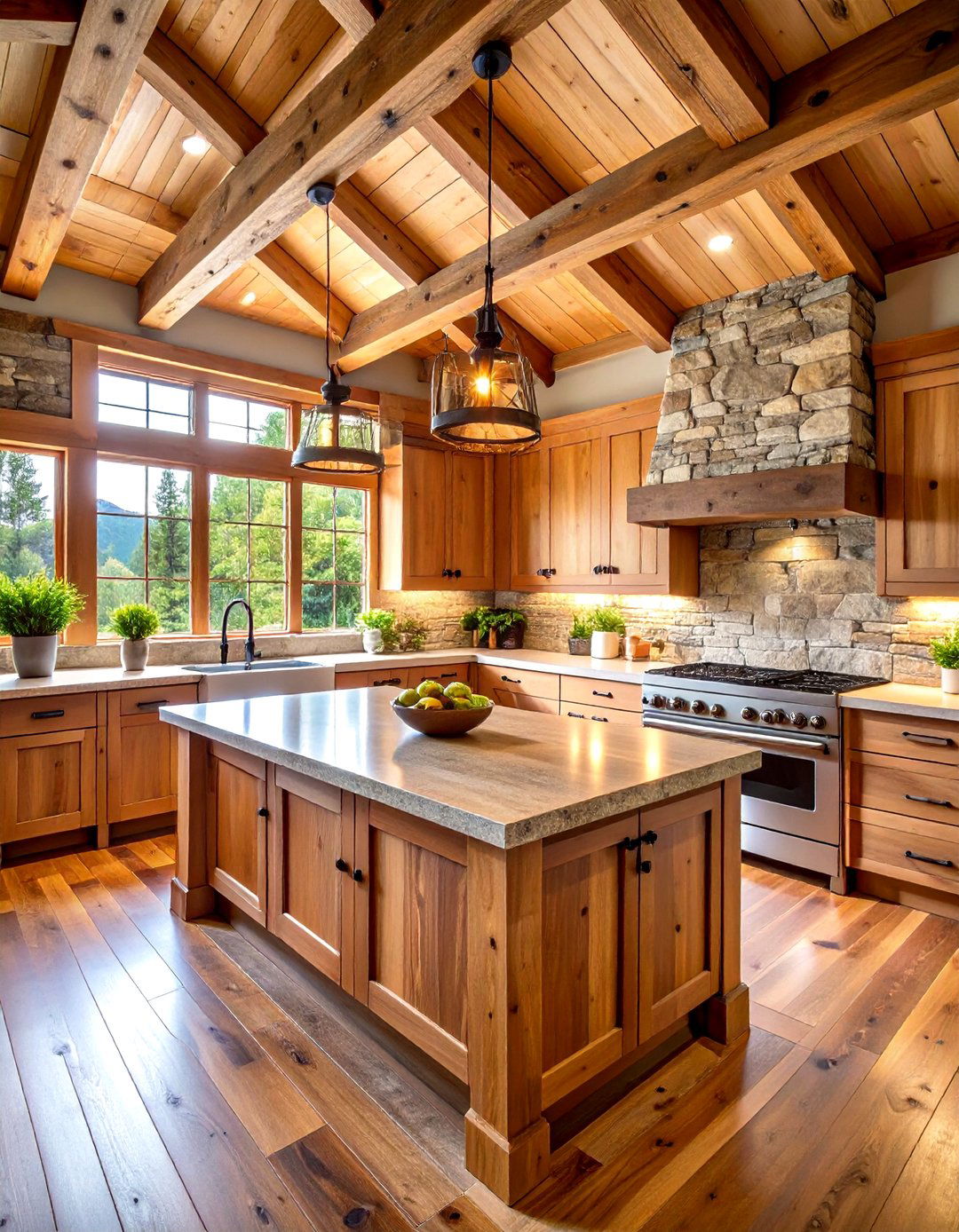 A Rustic Cabin Kitchen - 30 kitchen renovations ideas