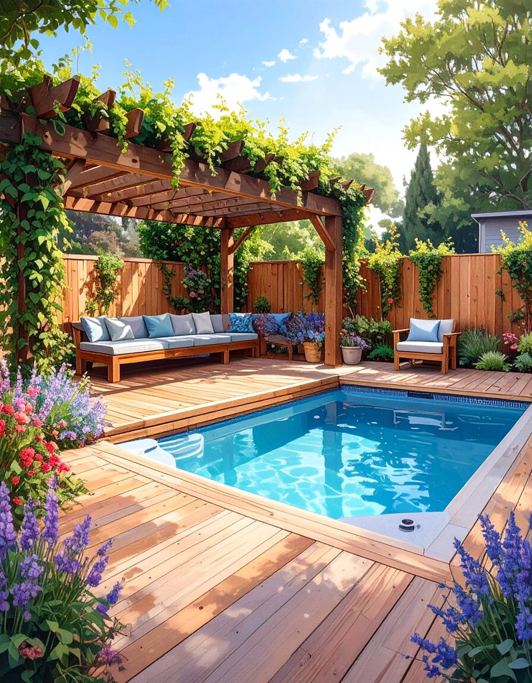 30 Backyard Swim Spa Deck Ideas for Ultimate Luxury