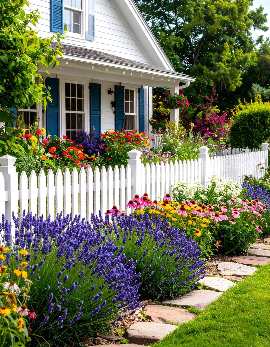 A Rustic Cottage Garden Welcome - 30 landscape ideas for front of house