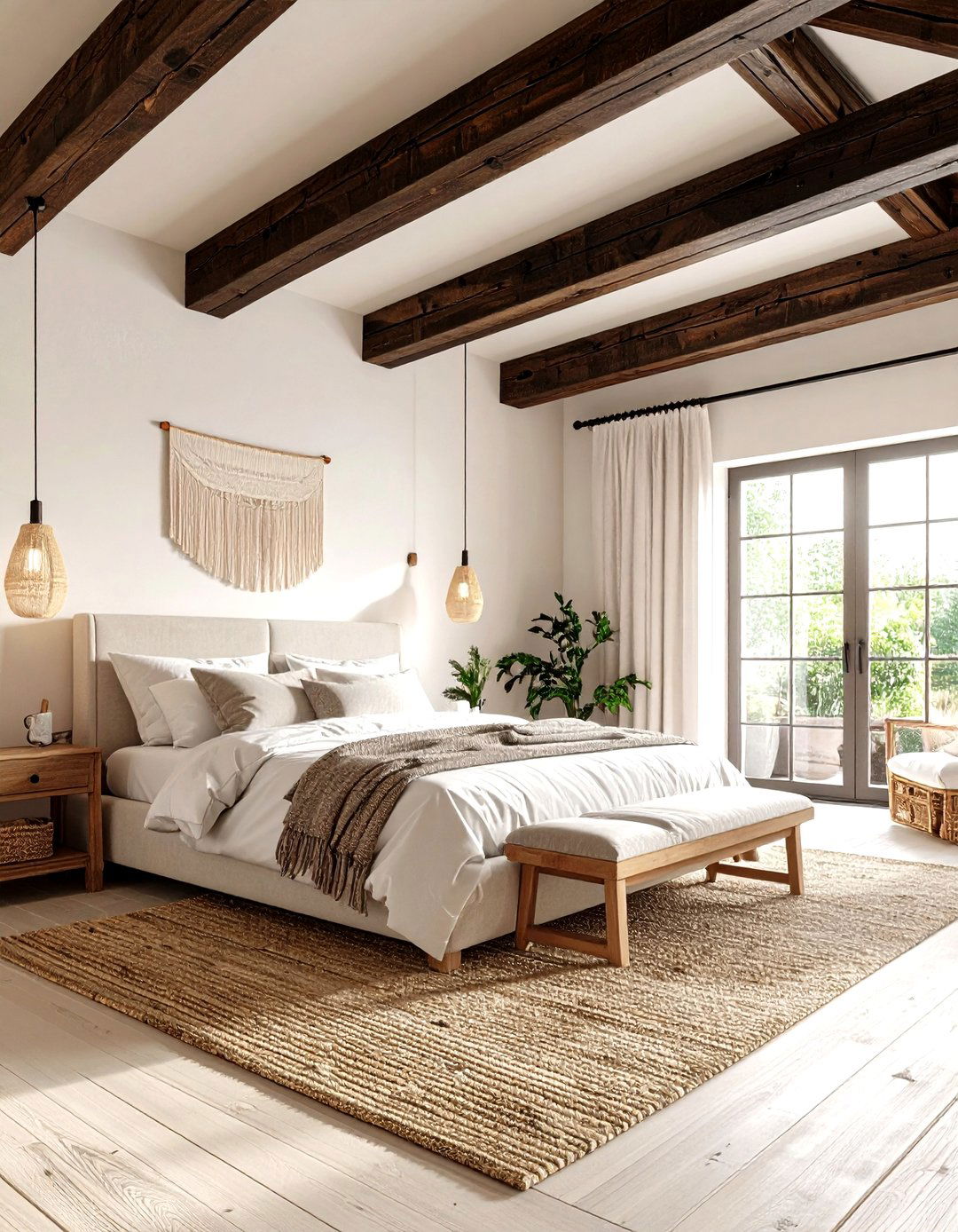 View of 30 Farmhouse Master Bedroom Ideas - We Love Home Blog