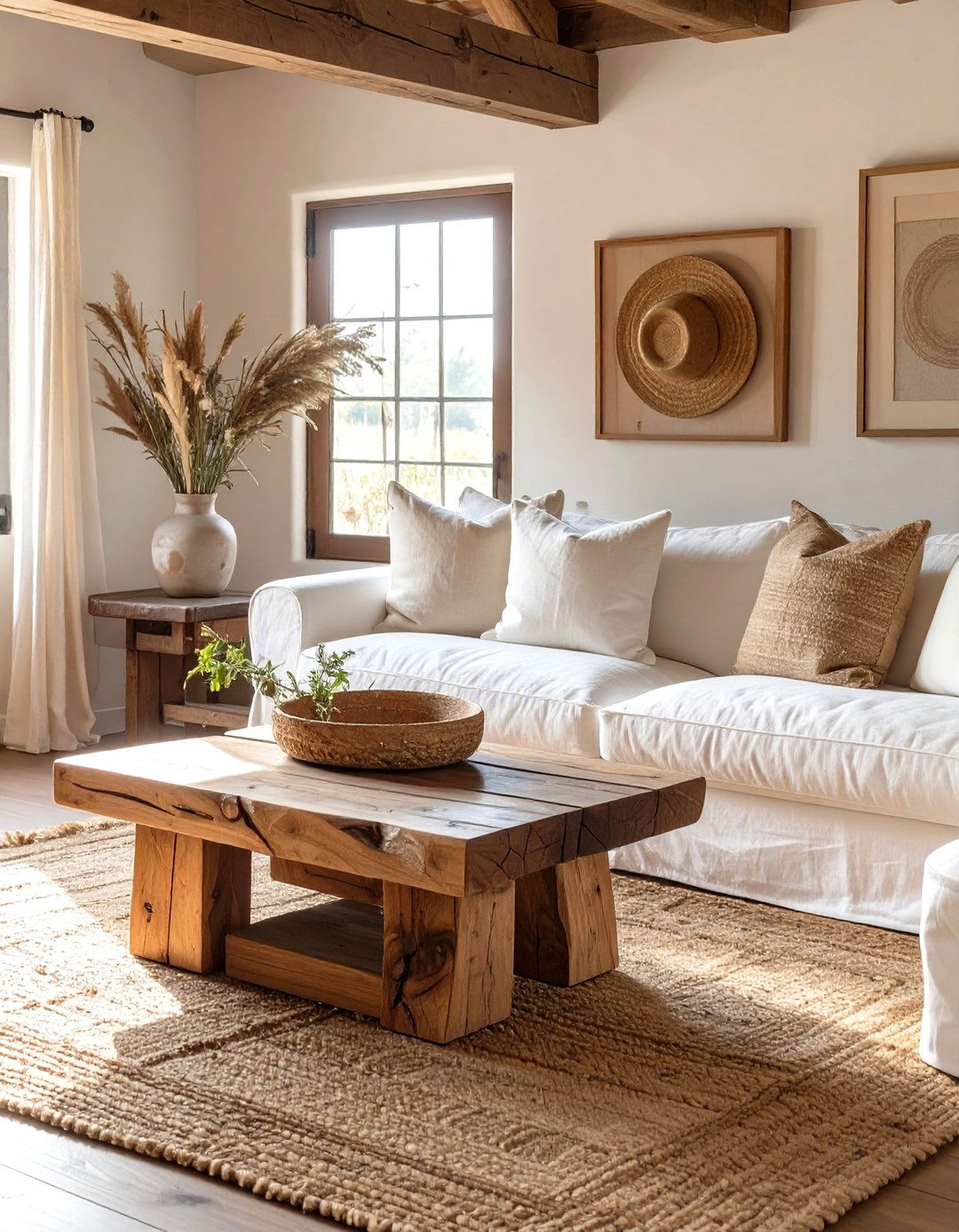 A Rustic Farmhouse Ambiance - 30 narrow living room ideas
