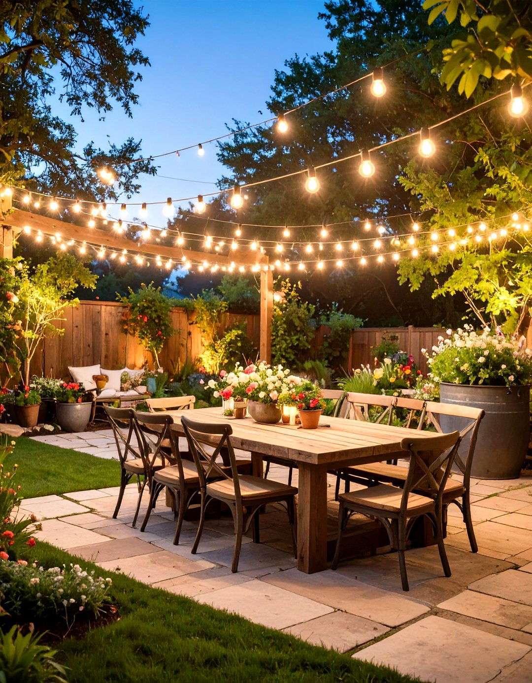 A Rustic Farmhouse Backyard Escape - 30 design my backyard ideas