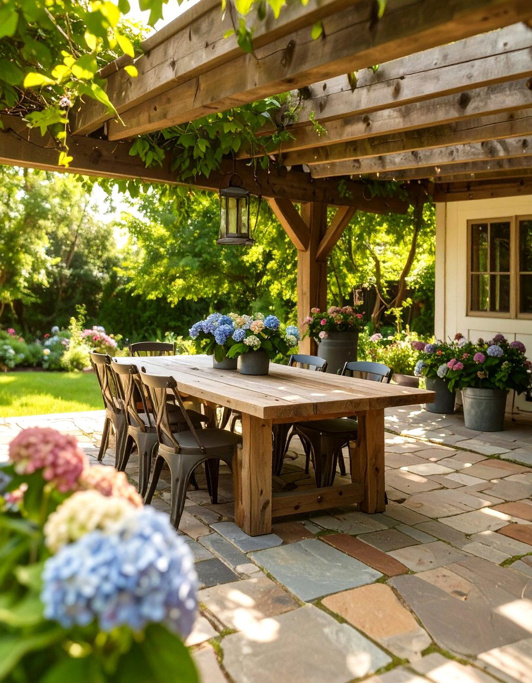 A Rustic Farmhouse Backyard Retreat - 30 backyard remodel ideas