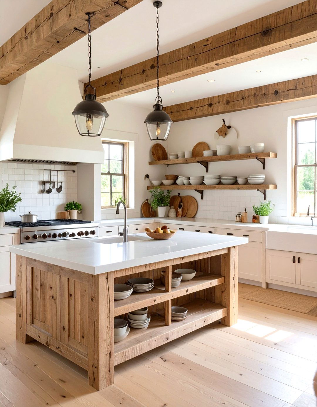 A Rustic Farmhouse Cottage Kitchen - 30 cozy cottage cottage interior design ideas
