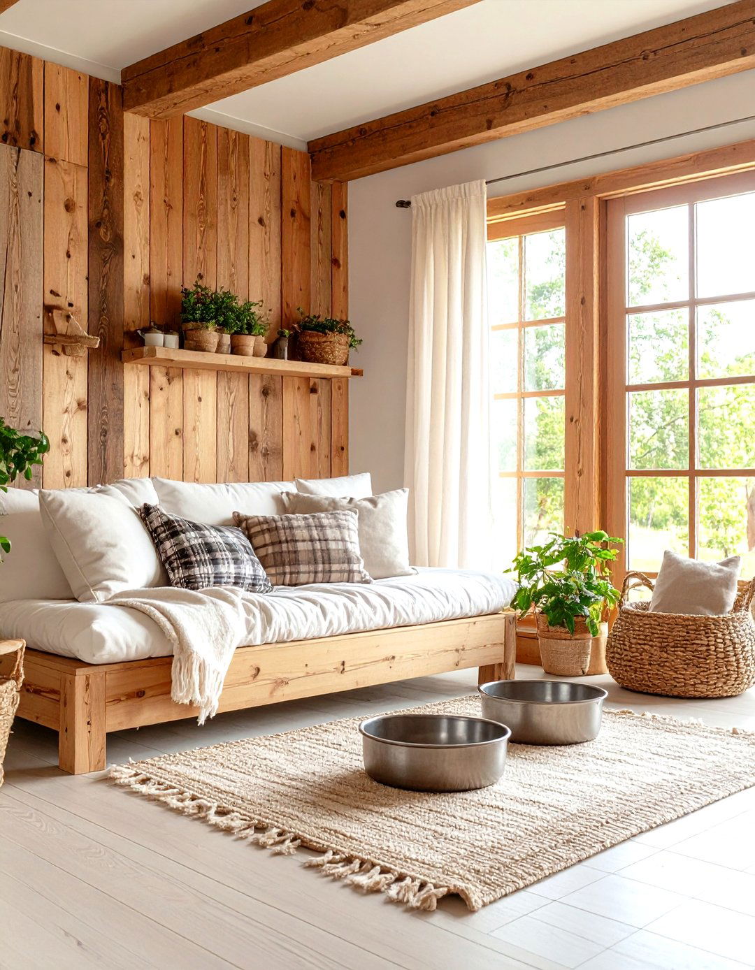 A Rustic Farmhouse Dog Bedroom - 30 dog bedroom ideas