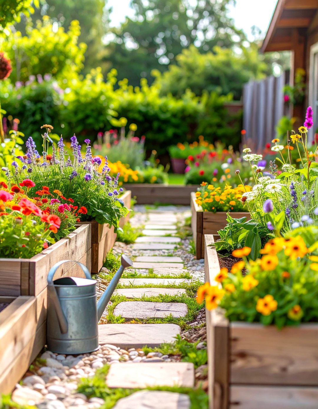 A Rustic Farmhouse Garden Plan - 30 free landscape design online ideas