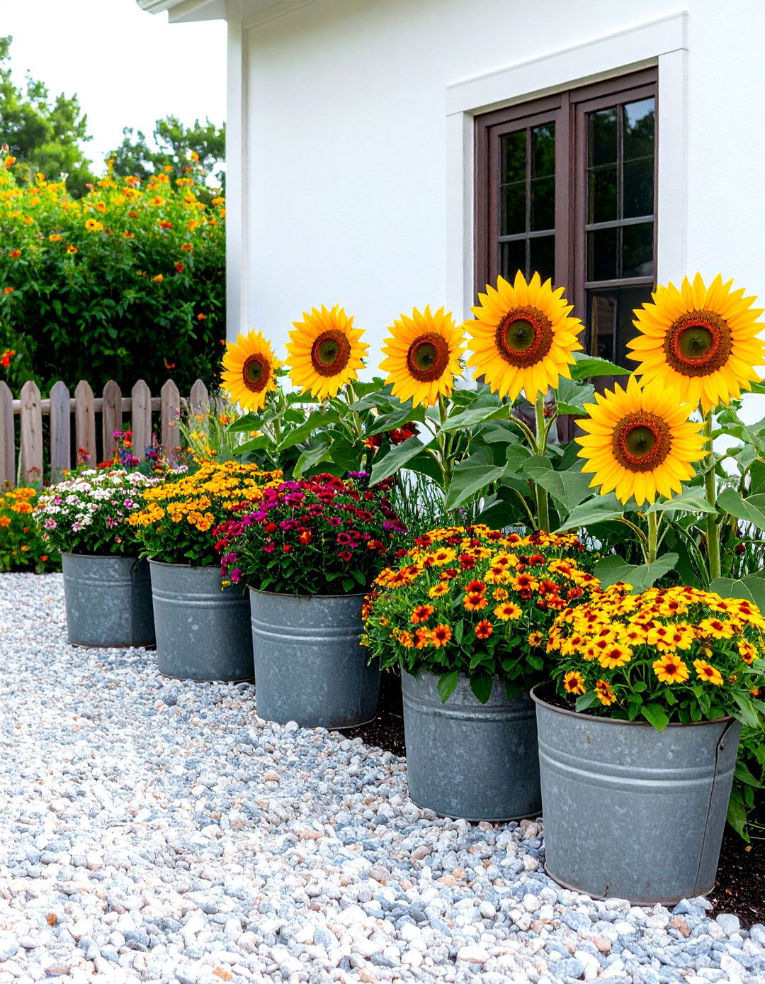 A Rustic Farmhouse Garden - 30 front house garden ideas