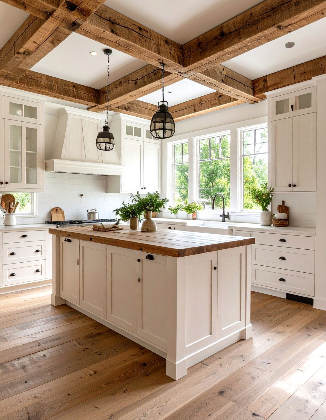 A Rustic Farmhouse Kitchen - 30 kitchen update ideas