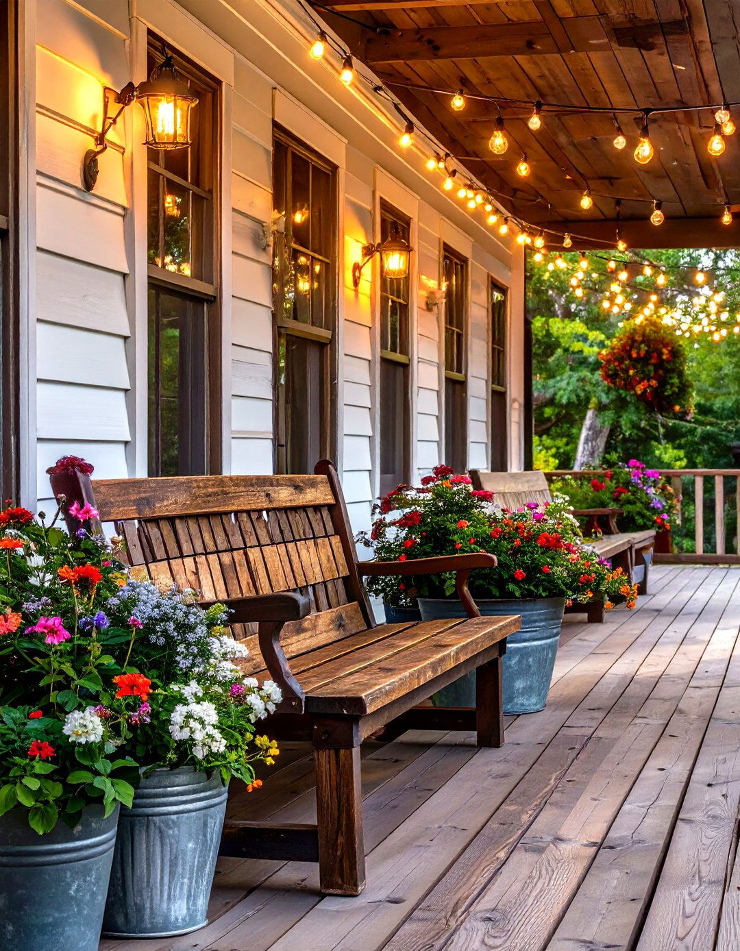 30 Long Front Porch Decorating Ideas for Your Home - We Love Home Blog