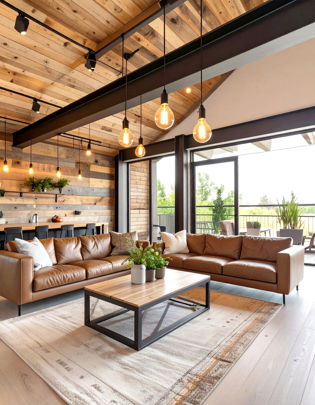 A Rustic Industrial Enclosure - 30 deck enclosure ideas
