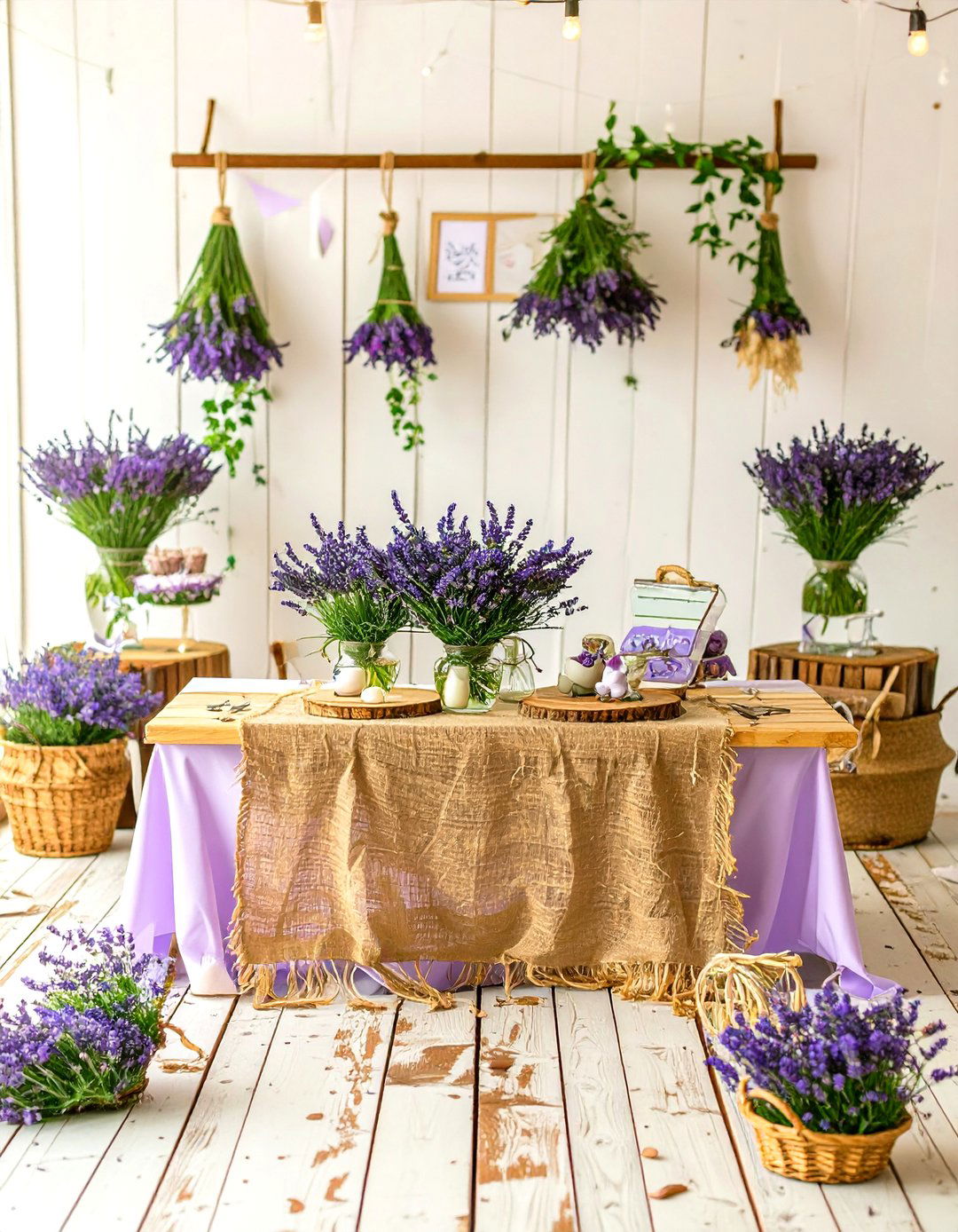 A Rustic Lavender Lullaby - 30 baby shower ideas for girls