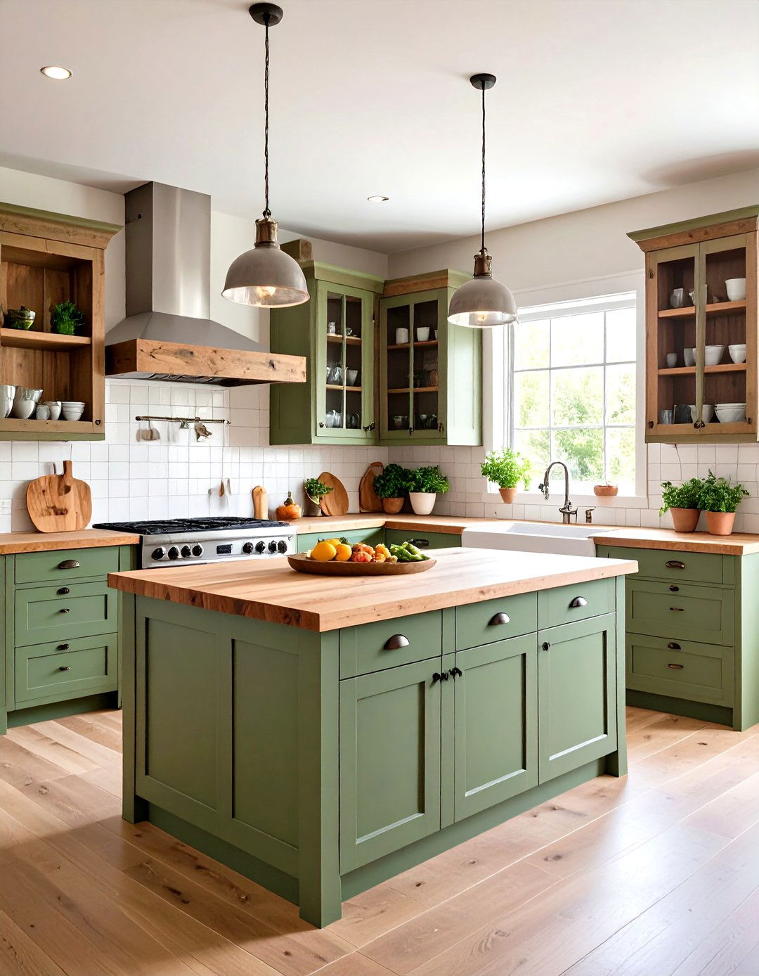 A Rustic Open Shelving Kitchen - 30 limited space small l shaped kitchen design ideas
