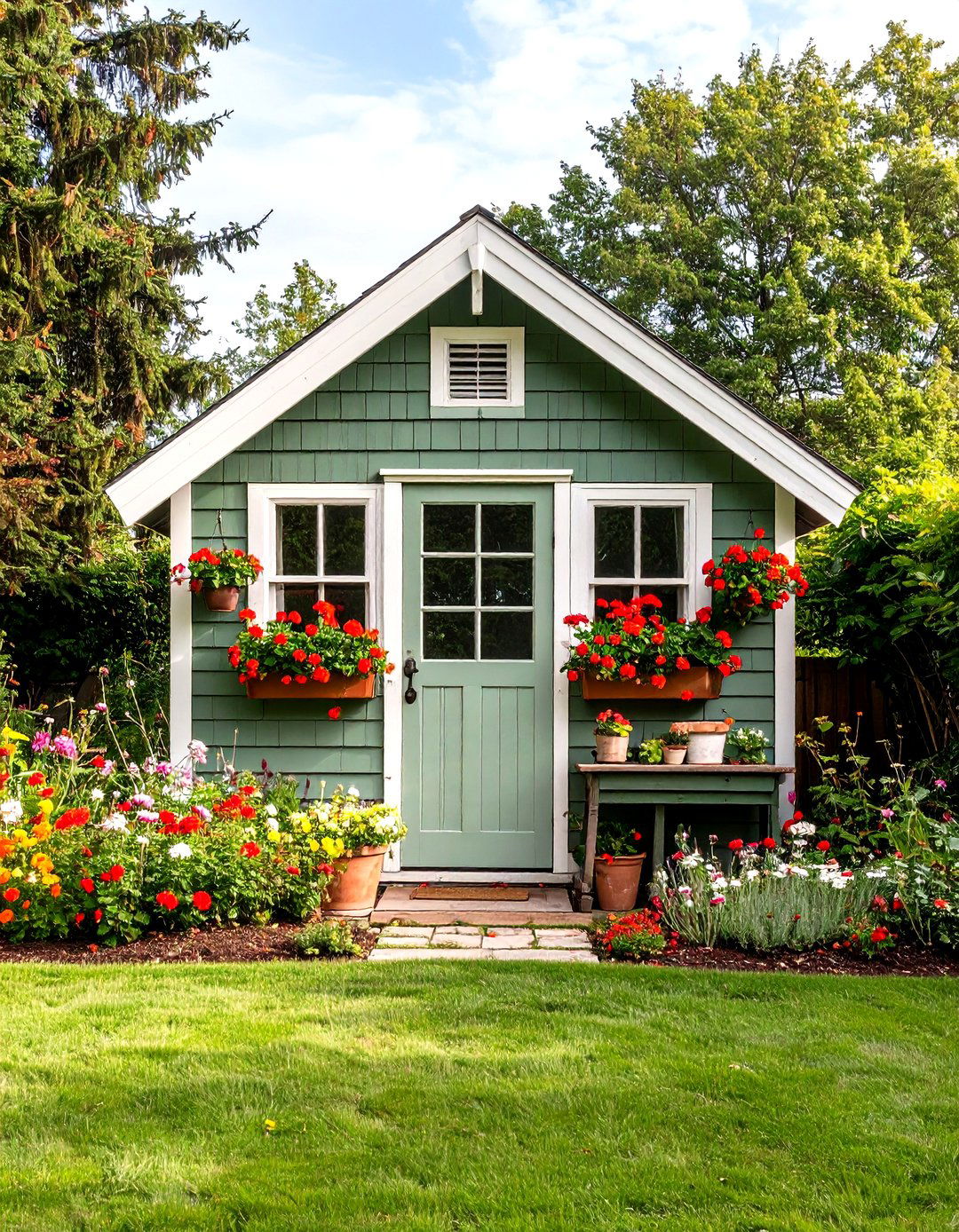 A Rustic Potting Shed and Garden Hub - 30 outdoor space ideas