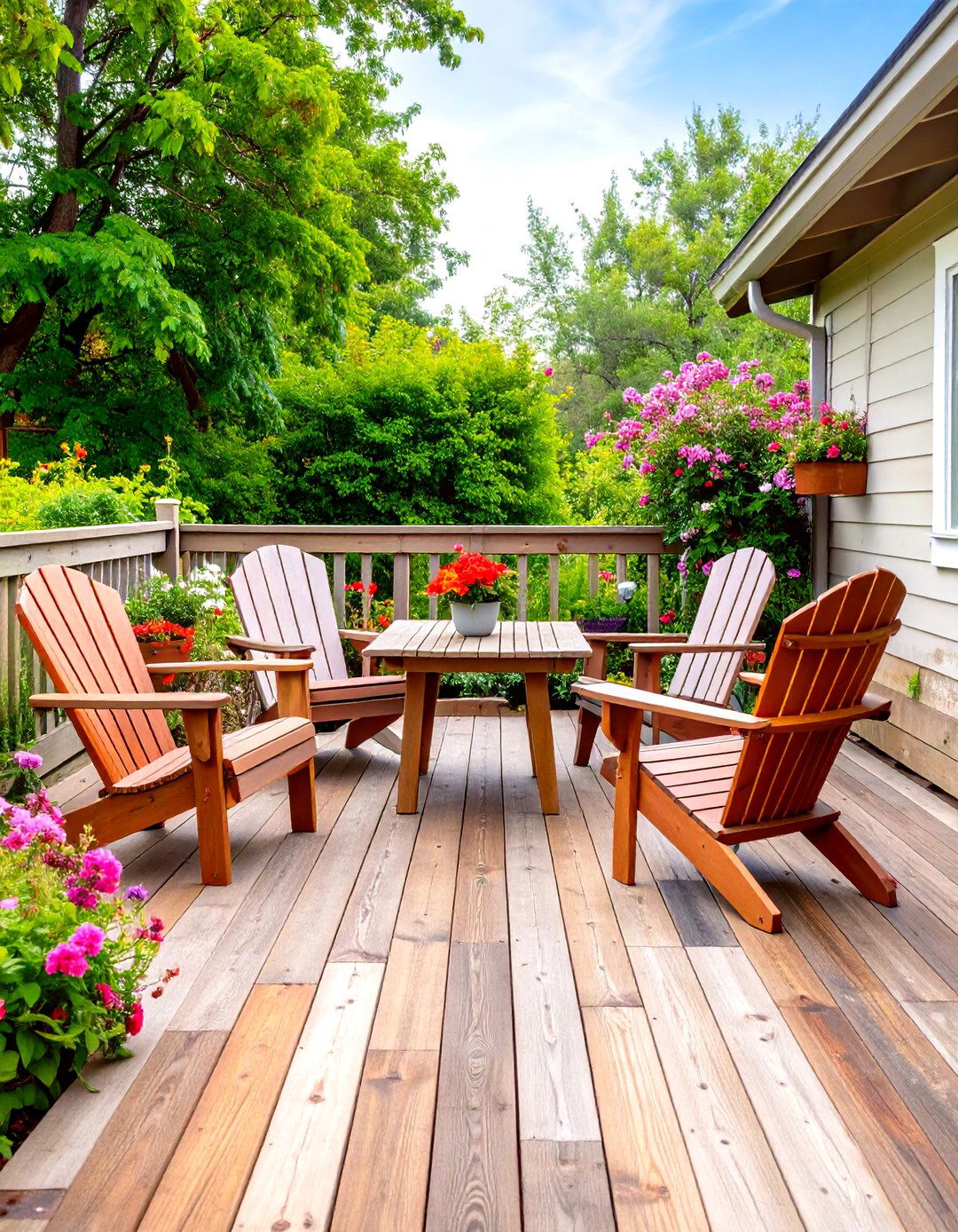 30 Creative Ground Level Deck Ideas for Outdoor Living - We Love Home Blog