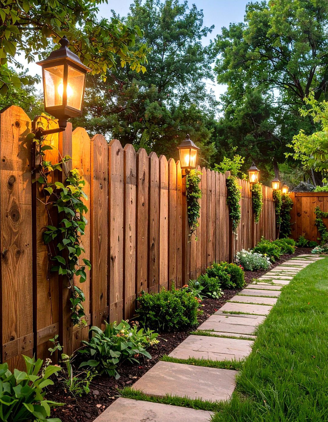 A Rustic Reclaimed Wood Fence - 30 fence ideas for backyard