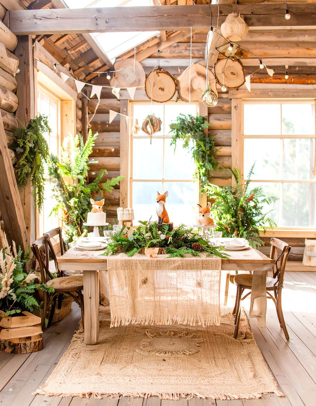A Rustic Woodland Creatures Baby Shower - 30 baby girl baby shower ideas