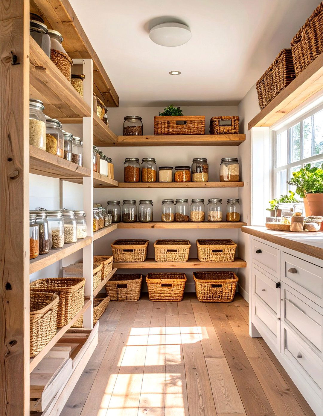 A Saltbox Style Pantry - 30 colonial interior design ideas