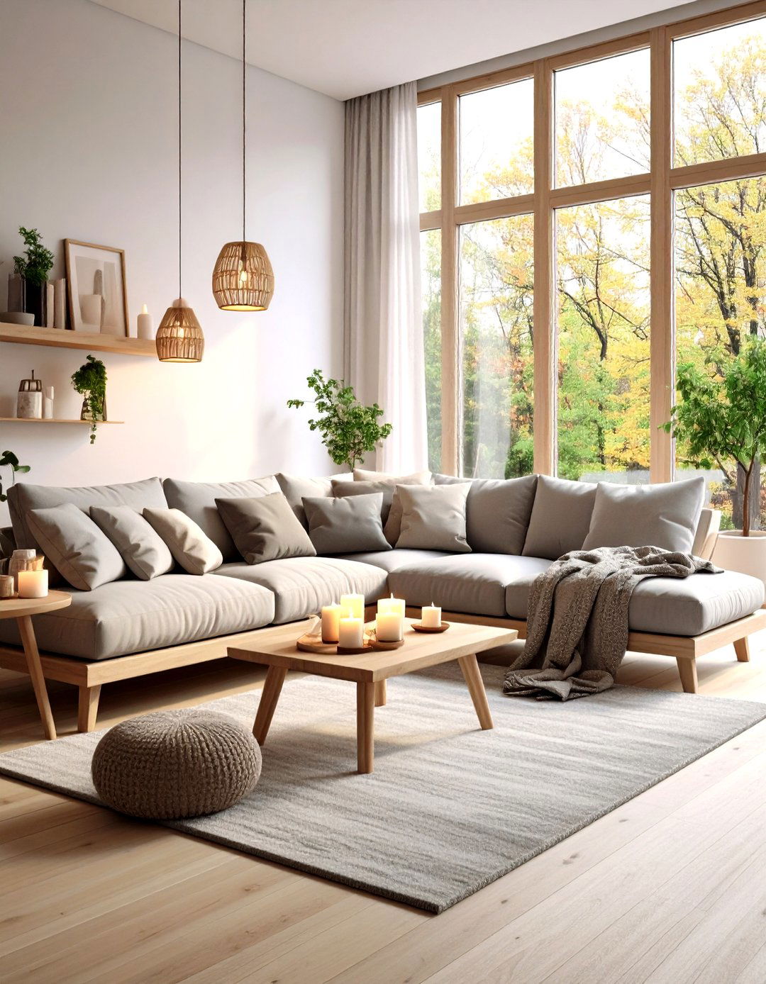 A Scandinavian Hygge Living Room - 30 living room set up ideas