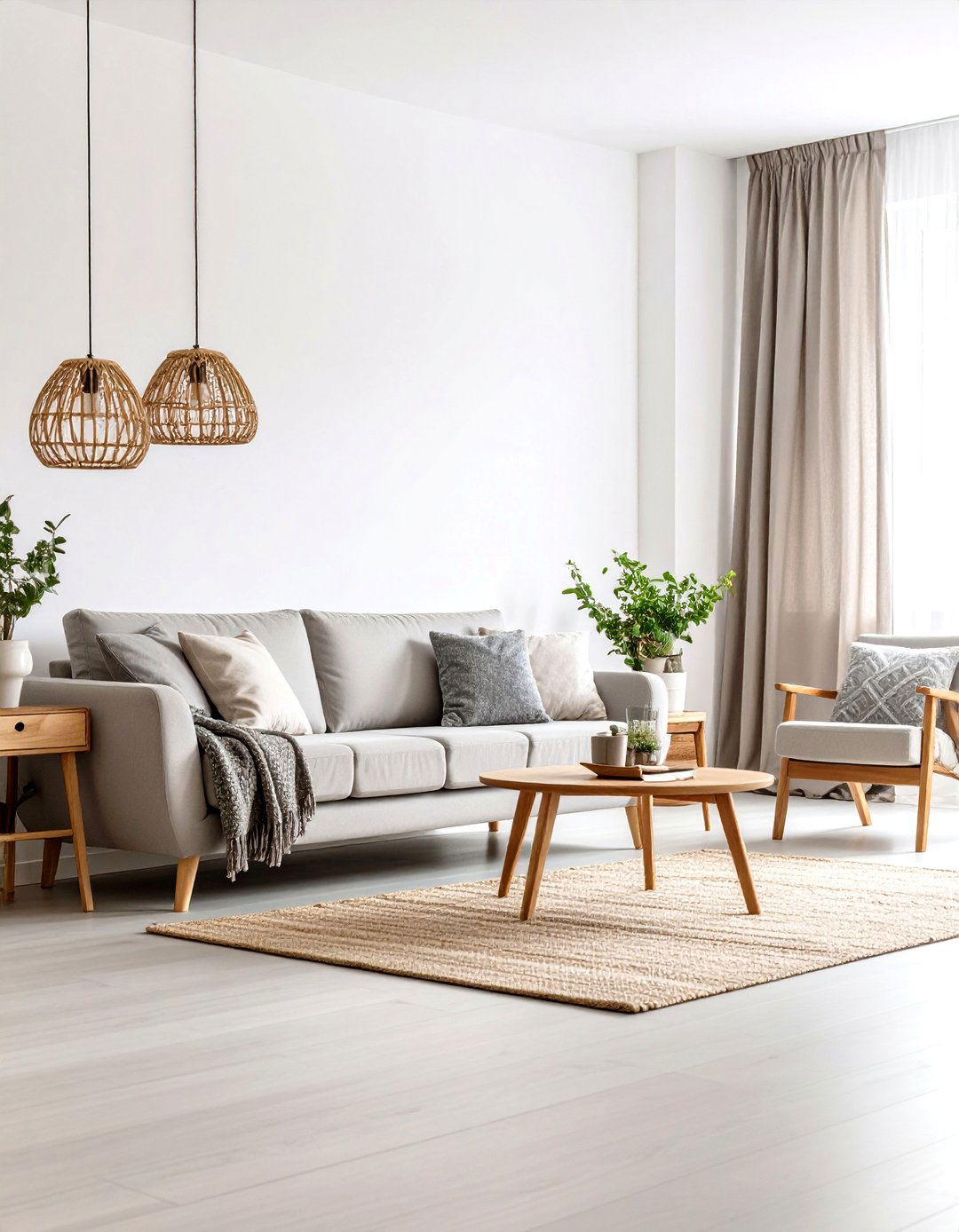 A Scandinavian Inspired Bright Living Room - 30 l shaped living room ideas
