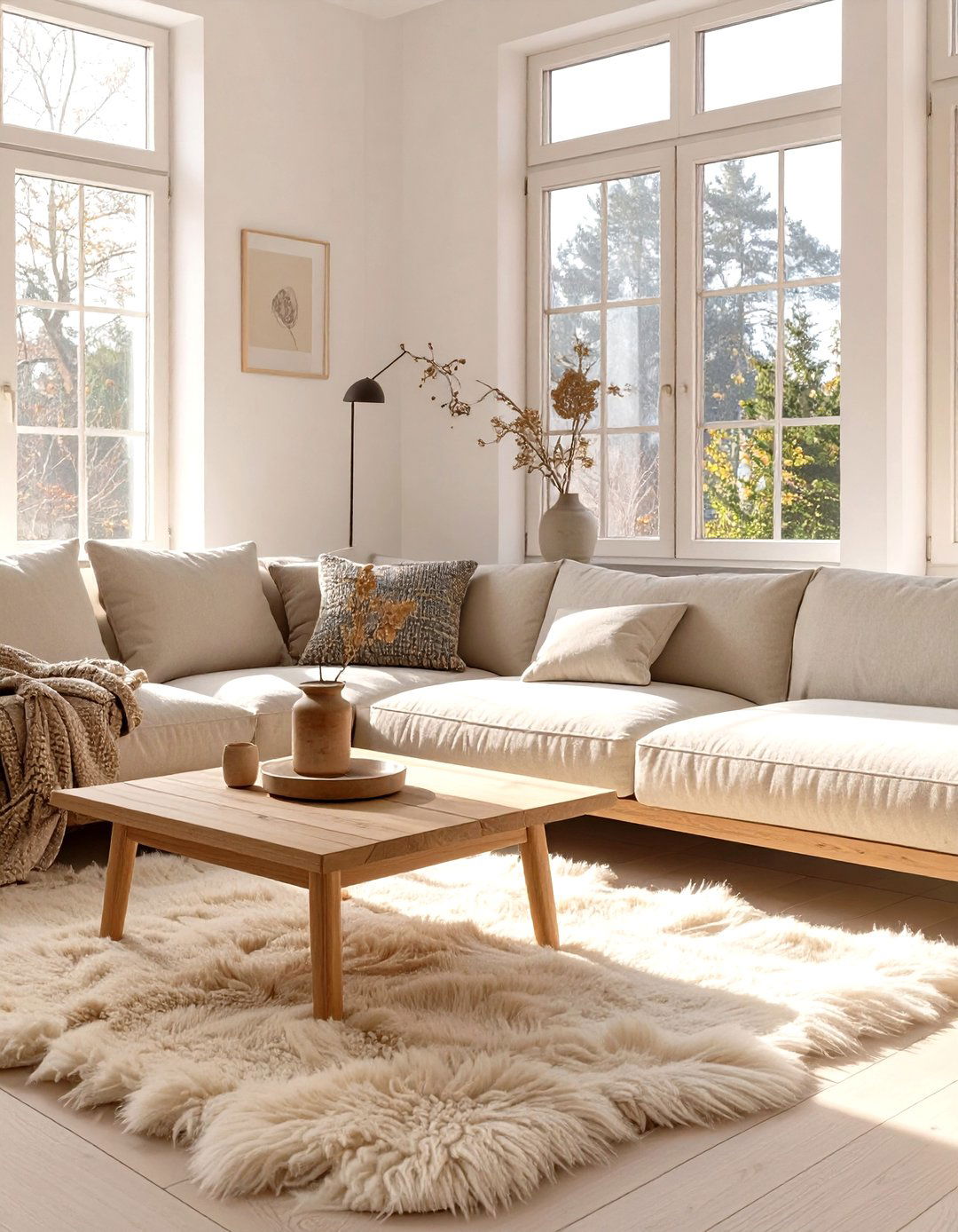 A Scandinavian Inspired Den - 30 den room ideas