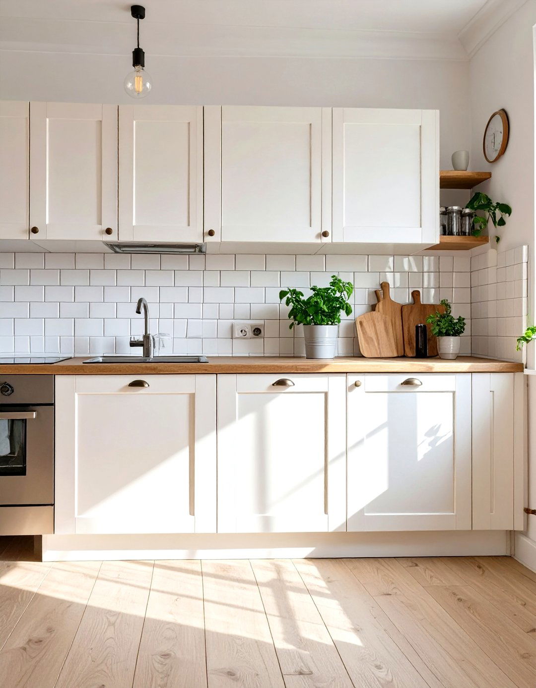 A Scandinavian Inspired Kitchen - 30 low cost simple kitchen designs