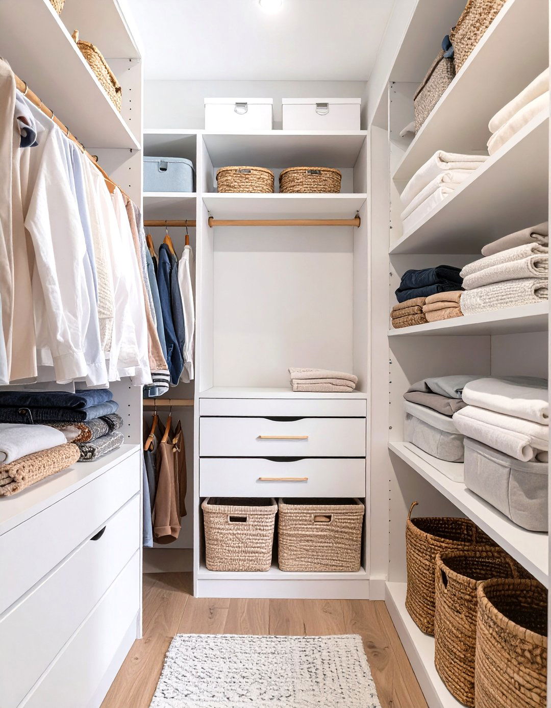 A Scandinavian Inspired Reach In Closet - 30 closet layout ideas