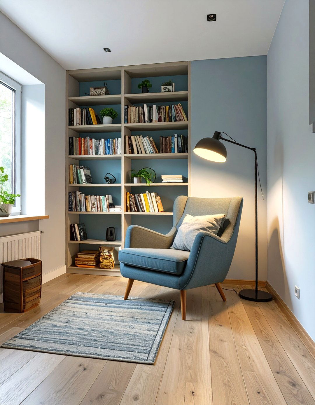 A Scandinavian Inspired Reading Nook - 30 garage room ideas