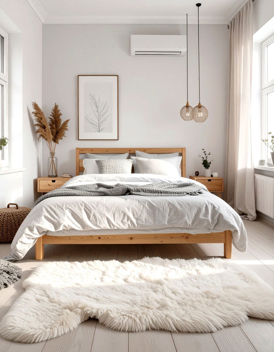 A Scandinavian Minimalist Bedroom - 30 cozy bedroom ideas