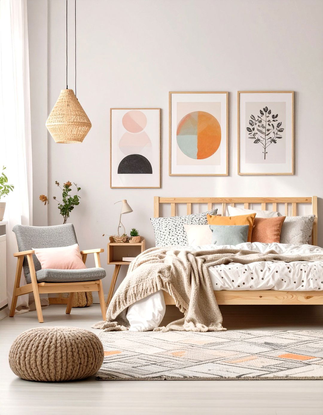 A Scandinavian Simplicity Bedroom - 30 girl room decor ideas