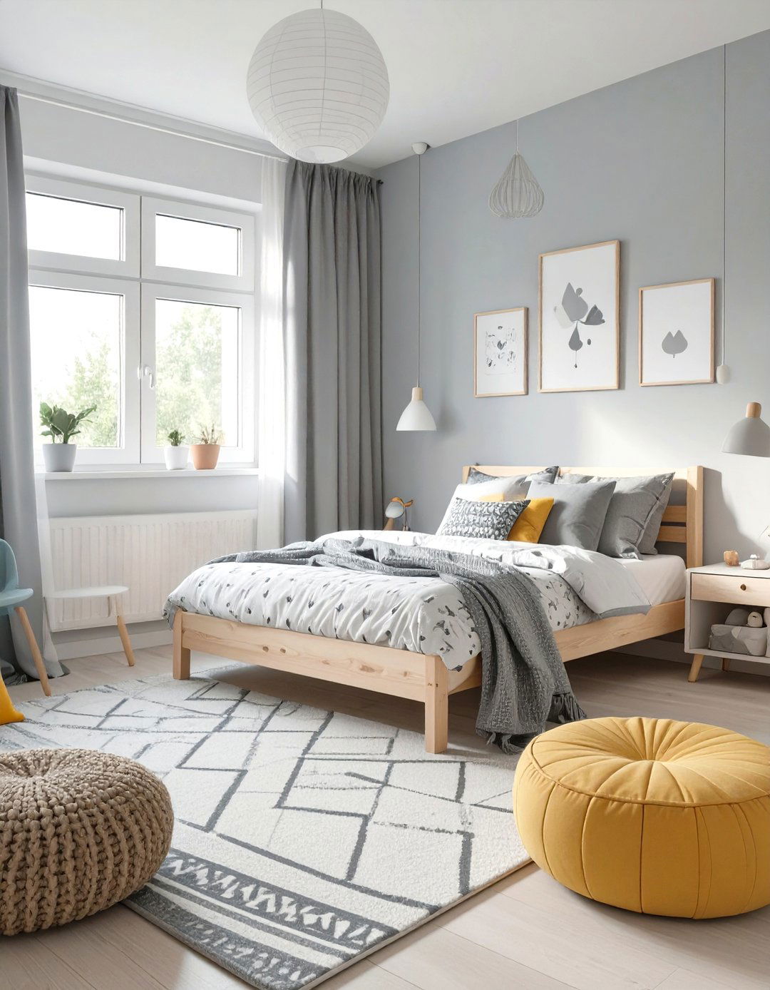 A Scandinavian Style Bedroom - 30 kids bedroom ideas