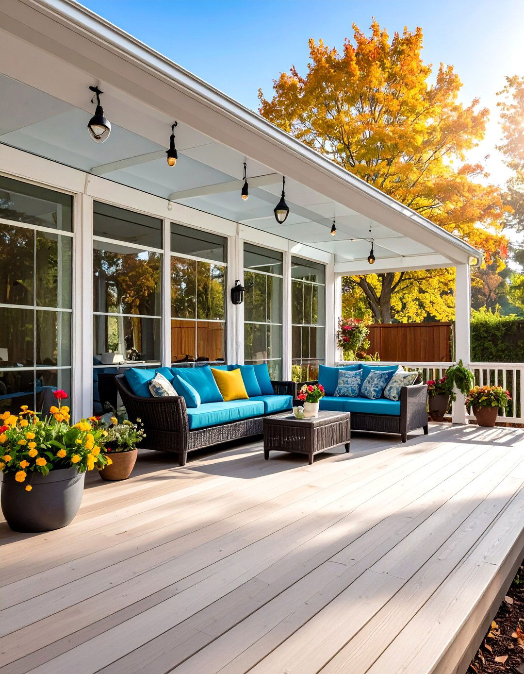 A Screened Deck for Pet Safety - 30 inexpensive screened in deck ideas