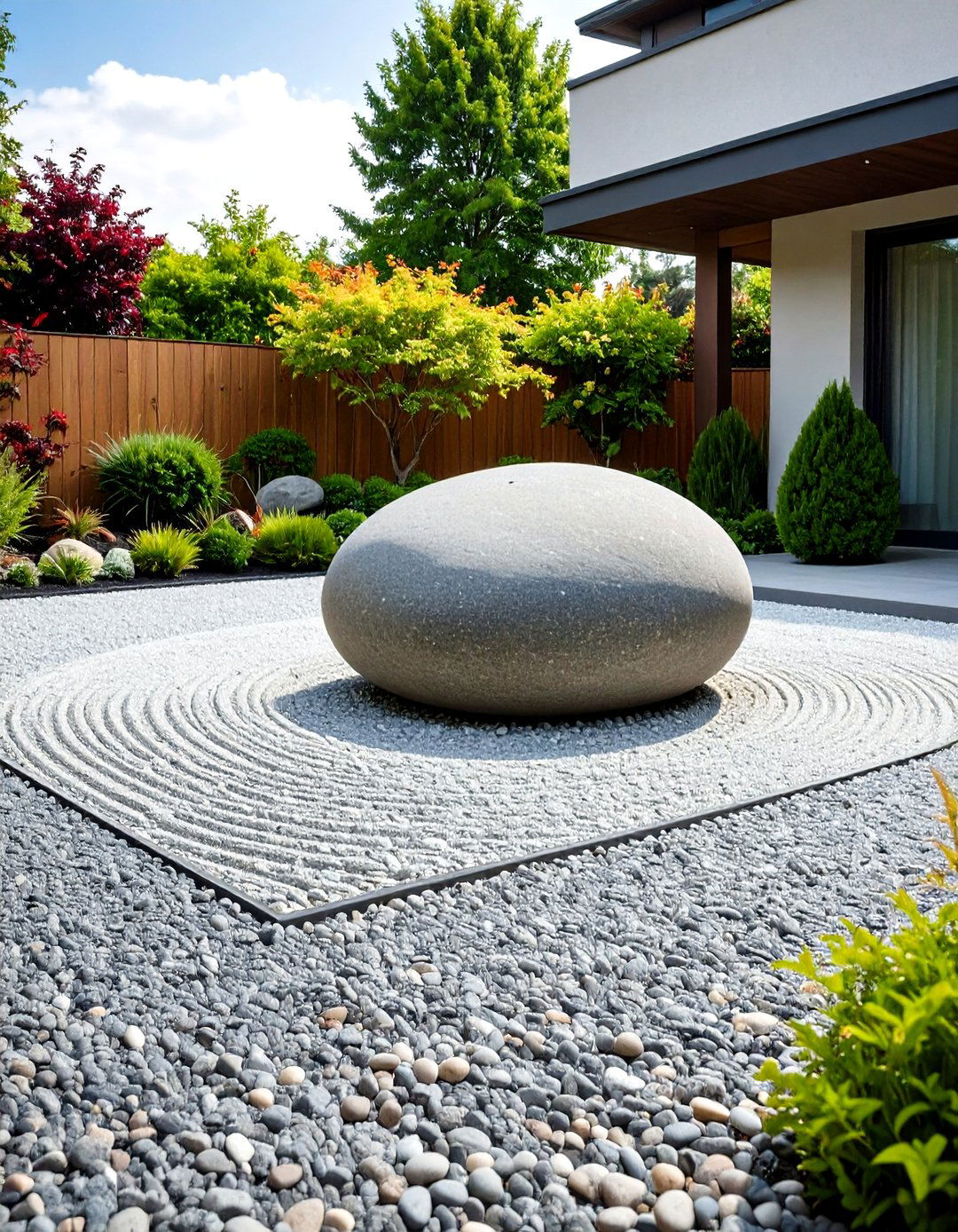 A Sculptural Rock Garden Feature - 30 garden ideas with rocks