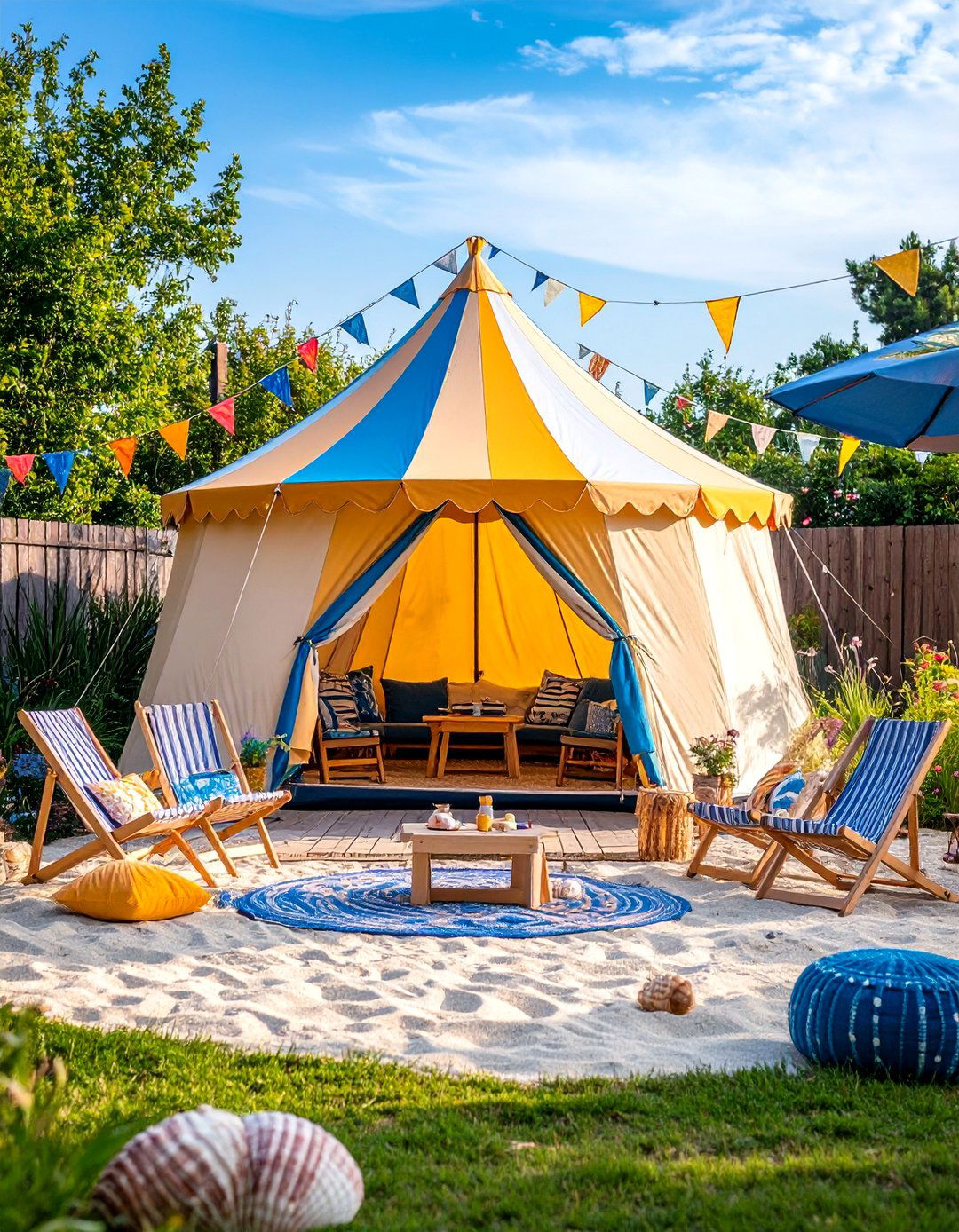 A Seaside Beach Camp - 30 backyard camping ideas