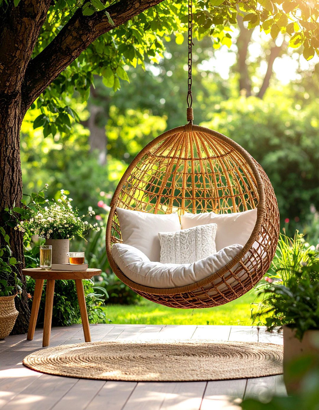A Secluded Reading Corner - 30 how to design outdoor living spaces ideas