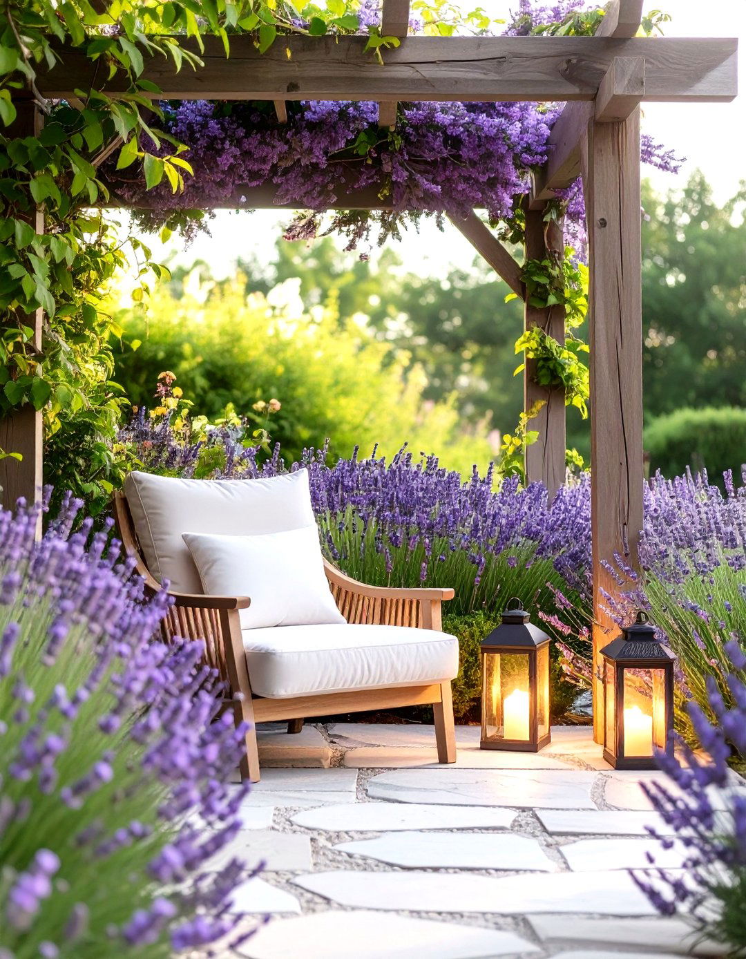 A Secluded Reading Nook Garden - 30 corner garden ideas