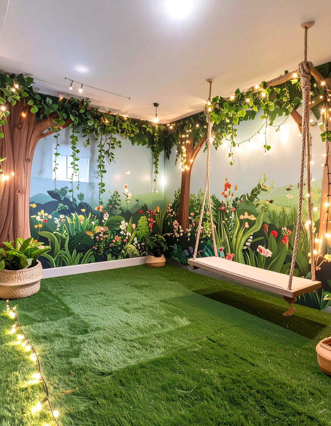 A Secret Garden Playroom - 30 basement playroom ideas