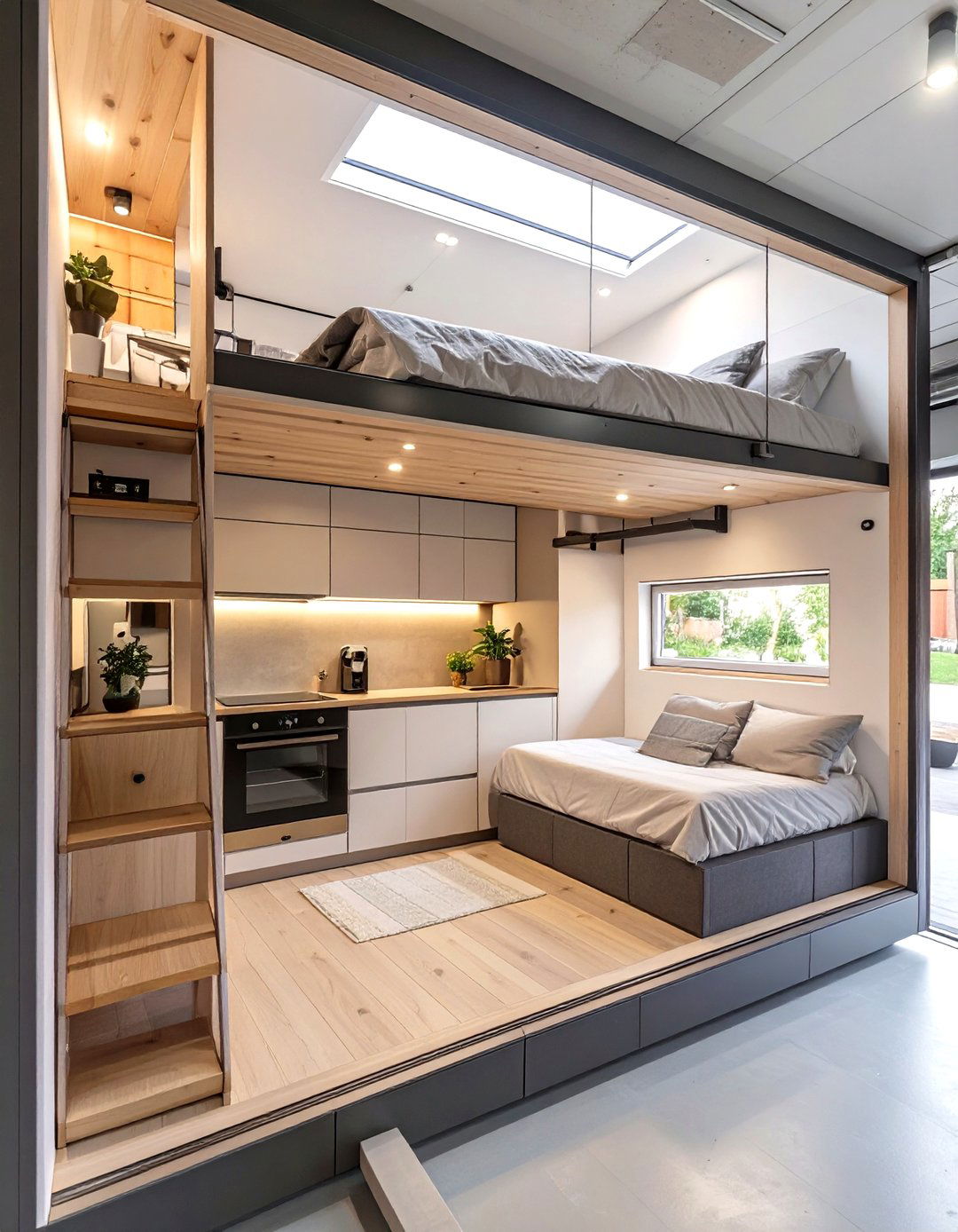 A Self Sufficient Living Pod Garage - 30 garage renovation ideas