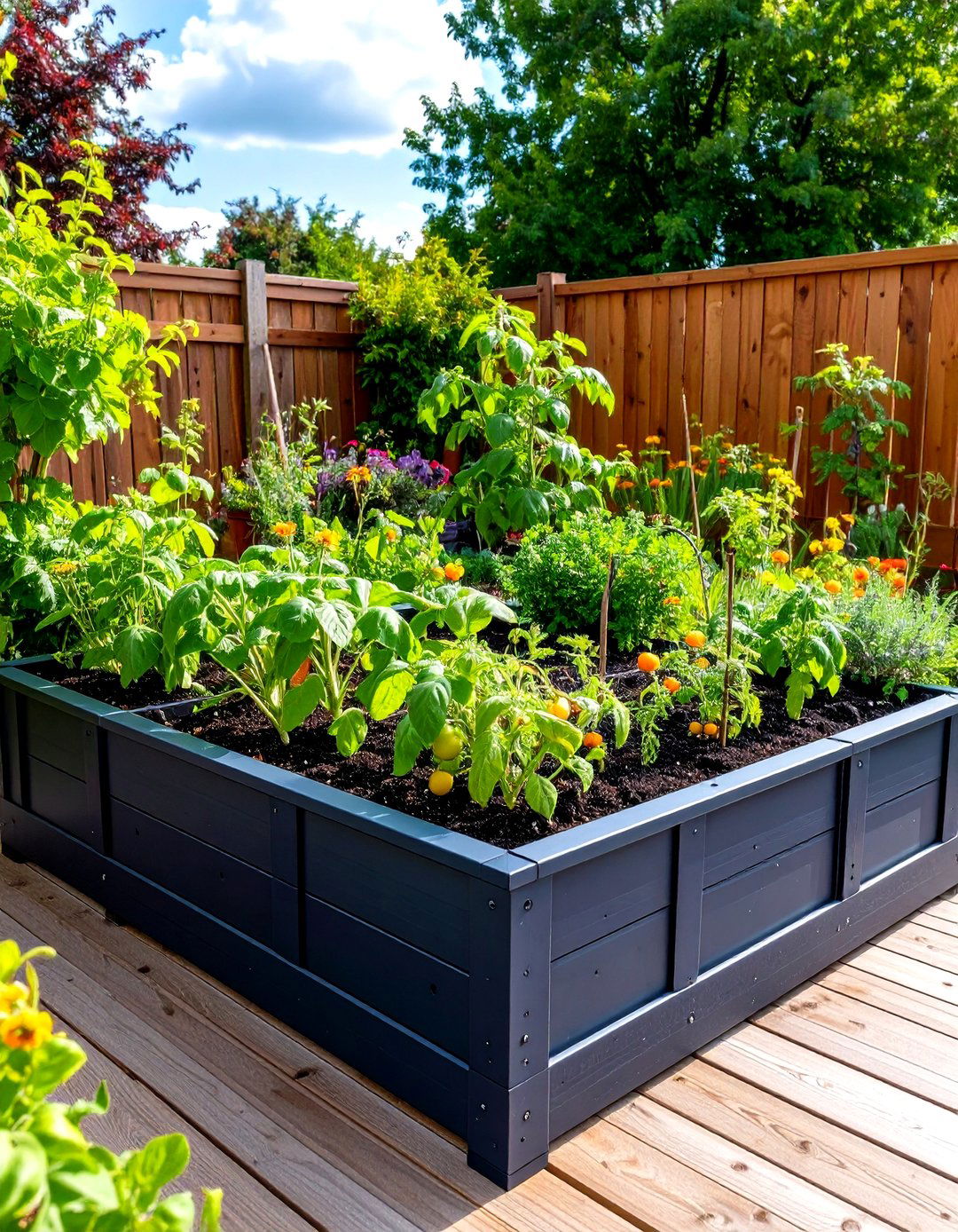 A Self Watering Wicking Bed - 30 garden box ideas